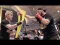 TYSON FURY OPPONENT OTTO WALLIN SHOWS OFF HIS BOXING SKILLS IN FULL WORKOUT FOR TYSON FURY
