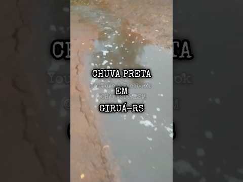 Chuva Preta em Giruá-RS #queimadas #chuvapreta #chuva #shorts #shortsvideo #shortsviral #viralvideo