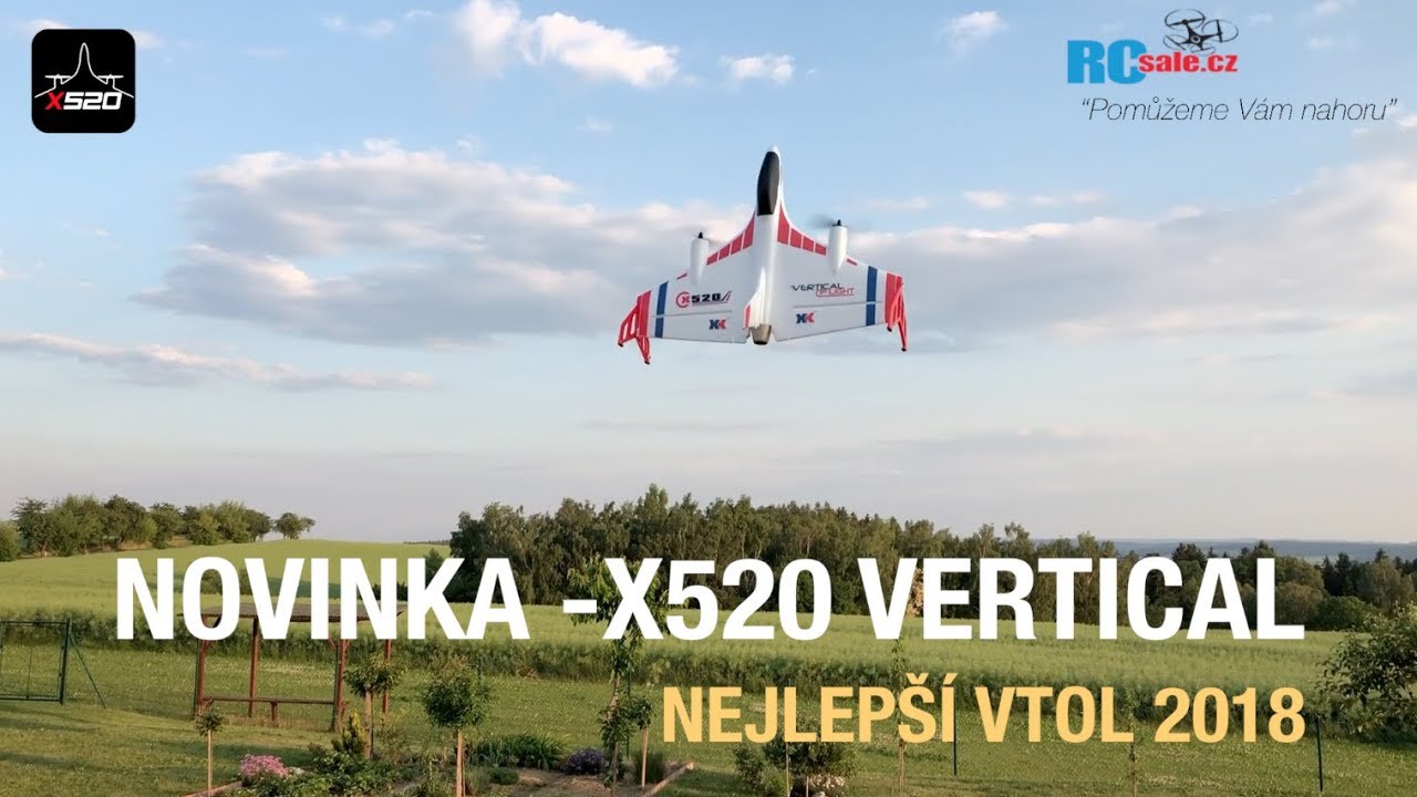 RC letadlo Fighter - X520 VTOL