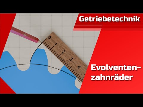 Geometrie von Evolventenzahnräder | Was ist eine Evolvente? | Modul | Teilkreisdurchmesser