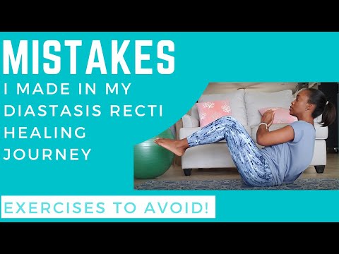 Postpartum Exercise: Exercises to AVOID with Diastasis Recti