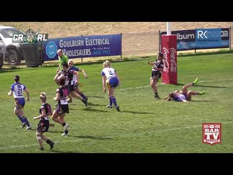 2017 Canberra RL Round 18 Ladies League Tag Highlights - Goulburn Bulldogs Vs Yass Magpies