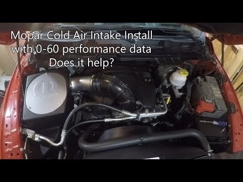 Mopar Cold Air Intake install on 2017 RAM 5.7 Hemi - Product # - 77070023AD