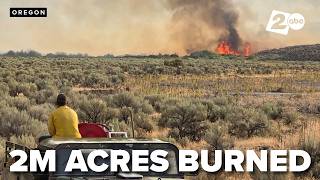 Oregon nears all-time wildfire acreage record as 2026 fires top 2 million acres