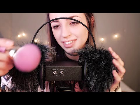 ASMR | Intense Ear Touching & Brushing with Earmuffs