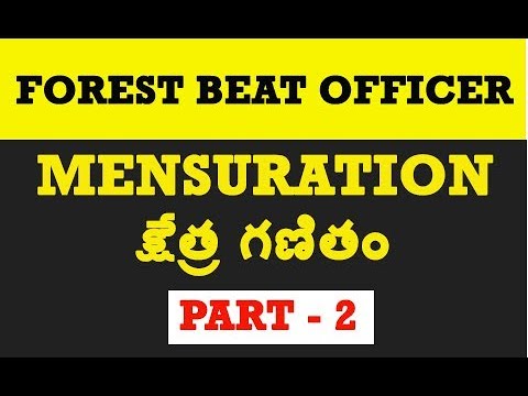 Mensuration(క్షేత్రగణితం) Tricks Part 2 by manavidya Video