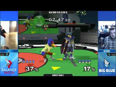 NGPU 18 SSBM - PJ (Falco) vs. Bank (Marth) - Melee WR3