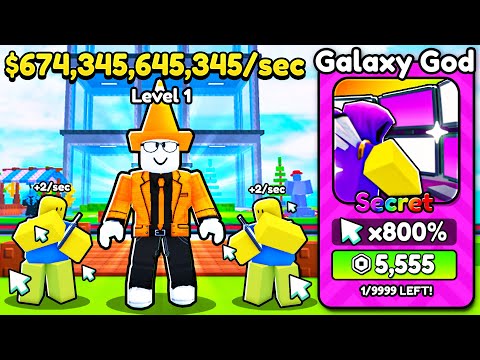 Staring Over as NOOB with BEST UNIT in Roblox Tap to Get Rich!