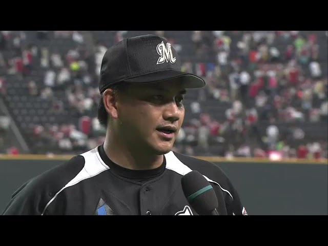 マリーンズ・井口資仁選手ヒーローインタビュー 7月12日 北海道日本ハムファイターズ 対 千葉ロッテマリーンズ