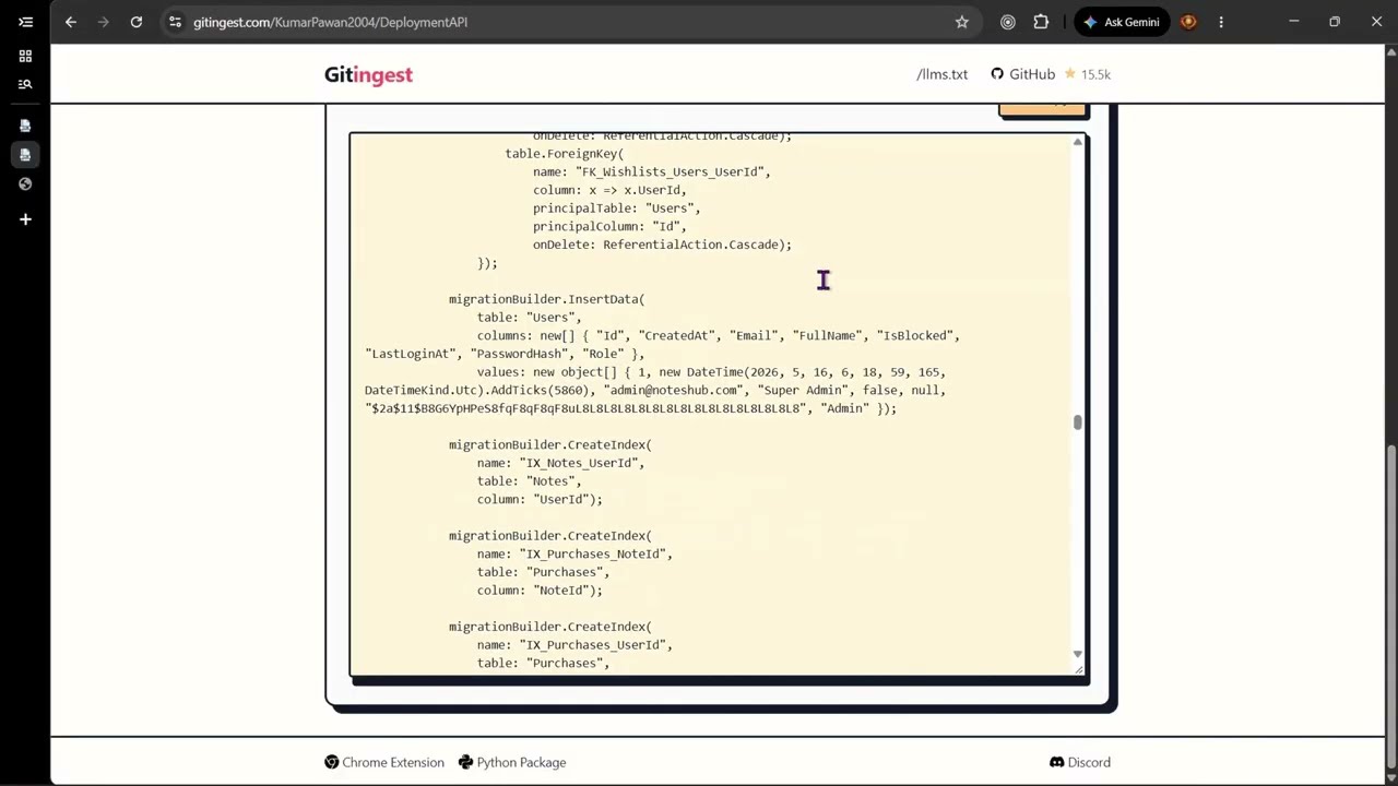 Gitingest tutorial