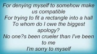 Alanis Morissette - Sorry 2 Myself Lyrics