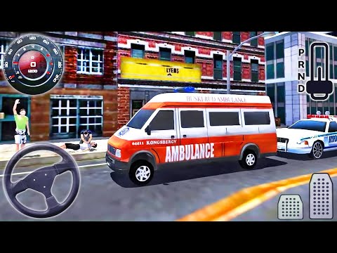 Impossible City Emergency Ambulance Simulator - Urban Driver Rescue 3D - Android GamePlay