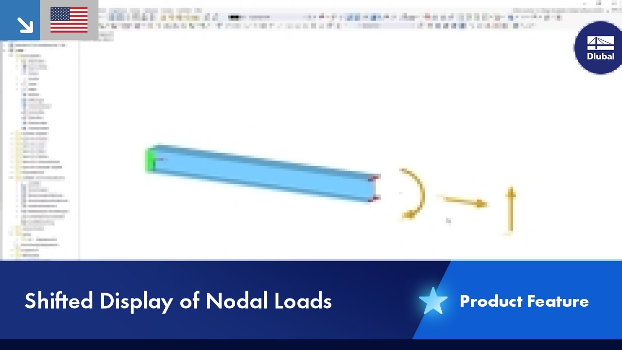 Shifted Display of Nodal Loads