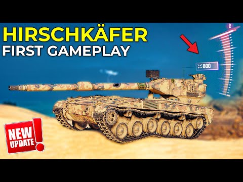 New Tier 11 HIRSCHKÄFER TD First Gameplay and Review | World of Tanks