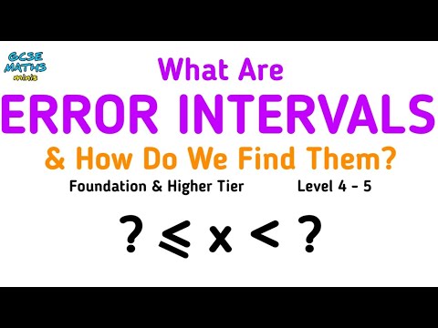What Are Error Intervals? GCSE Maths Revision