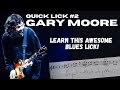 Gary Moore 'Long Grey Mare' Blues Turnaround Lick in A.