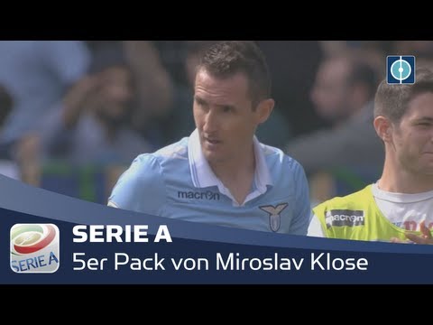 SERIE A | 5 Tore von Miroslav Klose | Lazio Rom vs. FC Bologna | 05.05.2013