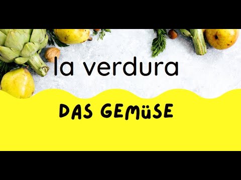 (1.2) Das Gemüse - la verdura