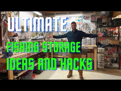 Ultimate FISHING Storage Ideas Walk Through
