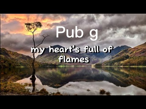 PUBG My heart full of flames ( lyrics)