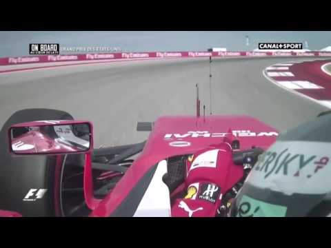 The fastest lap at the US GP 2016 set by Vettel
