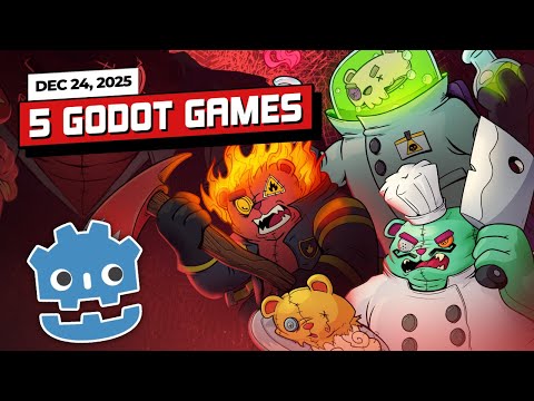 5 Games Made in Godot To Inspire You (12/24/25)