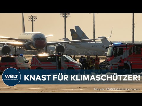 GEFÄNGNIS FÜR KLIMAKLEBER? Neue harte Regeln für Flughafenblockaden in Deutschland beschlossen!