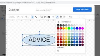 How To Circle A Word In Google Docs