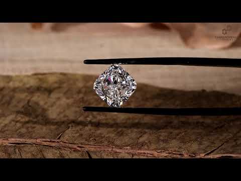 3.01 CT Cushion Cut G/VS2 Lab Grown Diamond for Engagement Ring, IGI Certified Loose Diamond