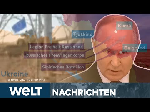 UKRAINE-KRIEG: Putin tobt – Kreml-feindliche russische Milizen greifen aus Ostukraine an I STREAM
