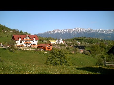 Coborare pe biciclete din sat Magura, Brasov