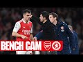 BENCH CAM | Arsenal vs Chelsea (3-1) | A commanding London derby victory!
