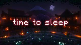 flip your pillow to the cold side... (minecraft music, rain)