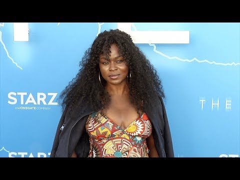 Yetide Badaki “The Rook” Los Angeles Premiere Blue Carpet