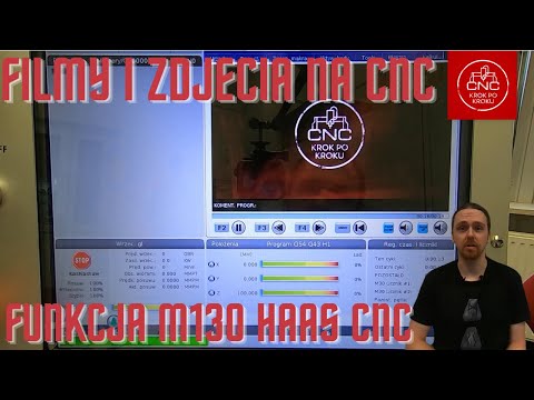 Zdjęcia, filmy i dokumentacja na sterowniku - jak użyć M130 na sterowaniu Haas NGC