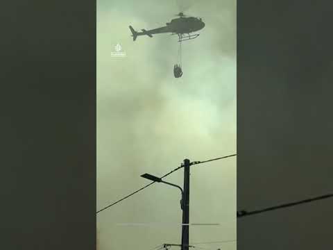 10,000 people evacuated as wildfire tears through southern France | AJ #shorts