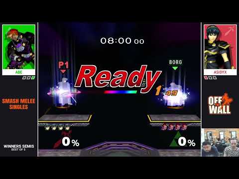 Abe (Ganon) vs Asidyx (Marth) (Melee Off The Wall Season 1 Episode 11) July 2024