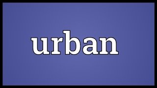 Urban Meaning
