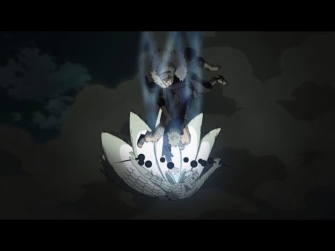 Naruto uses Sage Mode against Obito