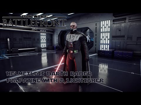 BattleFront II Mods - Palpatine With A Saber - Helmetless Vader And 8K Vader Revisit