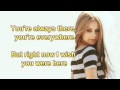 Wish You Were Here - Avril Lavigne - Karaoke (NEW ...