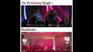 Difference between Badshah and Yo Yo Honey Singh