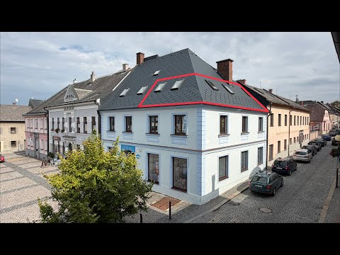Video Pronájem 4+kk, 105m2, centrum, po rekonstrukci, Česká Třebová – ul. Staré náměstí 35