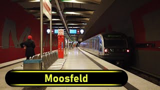 U-Bahn Station Moosfeld - Munich 🇩🇪 - Walkthrough 🚶