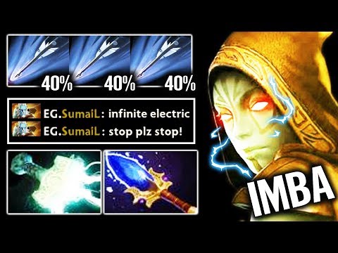 Most Awesome Build Electric Shot Gun Drow Ranger vs Sumail PL Epic Crazy Gameplay Dota 2