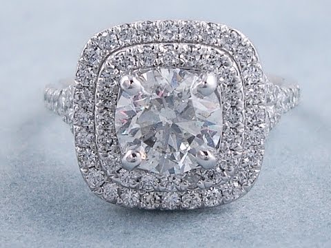 2.40 ctw Round Cut G SI2 Diamond Engagement Ring - BigDiamondsUSA