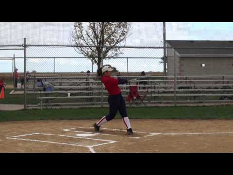 Alex Cook Softball Skills Video