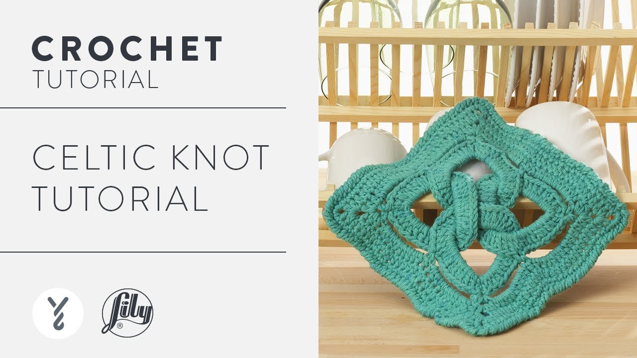 Crochet the Celtic Knot Dishcloth | Free Pattern & Tutorial