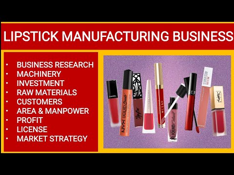 , title : 'Lipstick Manufacturing Business | How To Make Lipstick | Lipstick Business | How to ??'