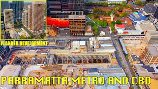 Parramatta Metro and CBD update,  Station Box discoveries and Clyde Site Western Sydney Australia
